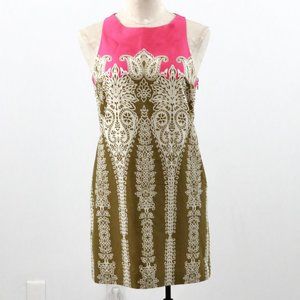 Vintage Tibi 6 Retro 60s Print Paisley Mini Dress
